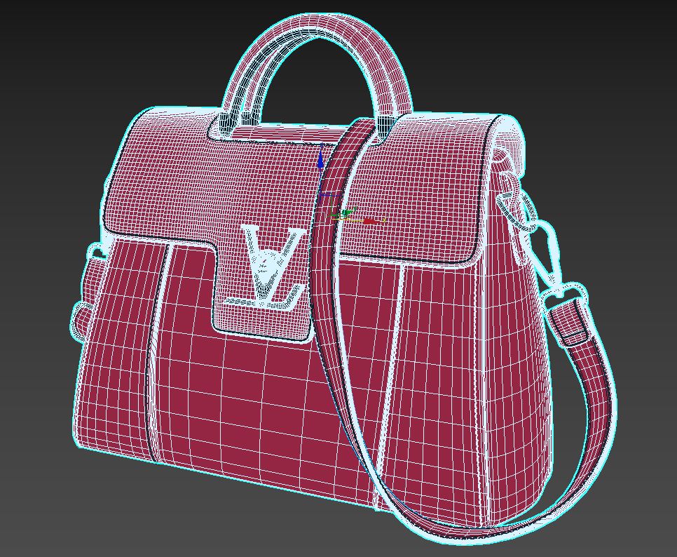 Graphiste Designer 3D freelance Modélisation 3d sac à main